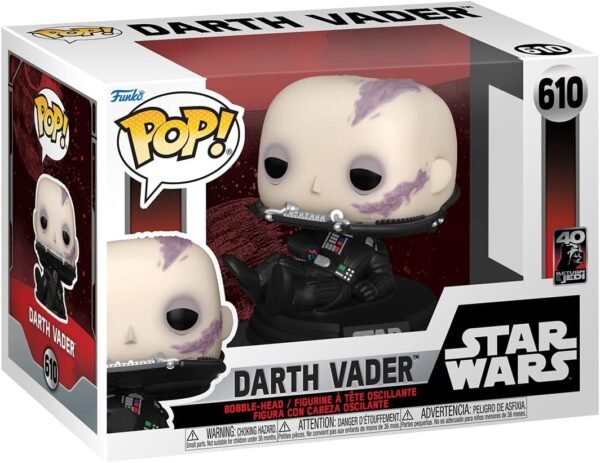 61lPeYWvlNL._AC_SL1300_ Funko Pop Star Wars: El Regreso del Jedi 40 Aniversario - Vader sin Mascara
