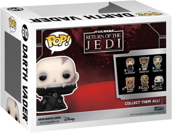 61tlr29f1ML._AC_SL1300_ Funko Pop Star Wars: El Regreso del Jedi 40 Aniversario - Vader sin Mascara