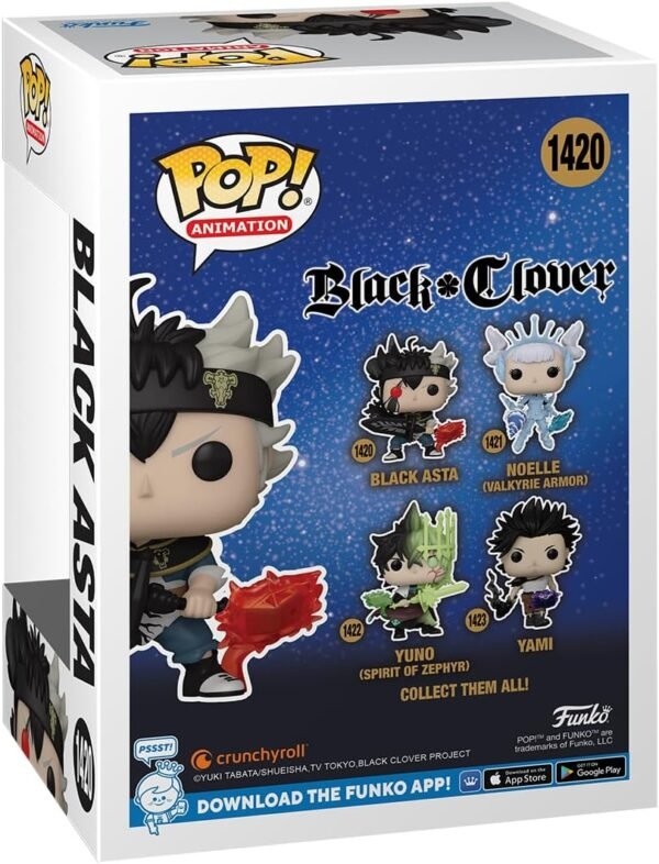 71Pw56ENivL._AC_SL1300_ Funko Pop Animation: Black Clover - Black Asta