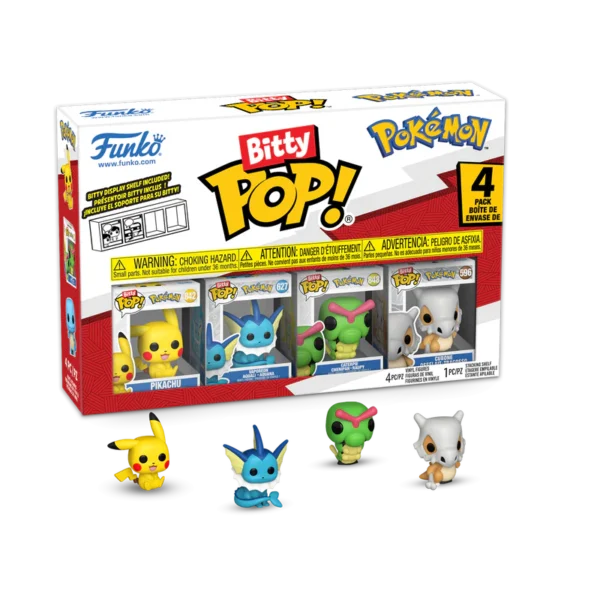 BittyPop_Pokemon4-PackSeries1_hi-res_800x800 Funko Bitty Pop: Pokemon - Pikachu 4 Pack