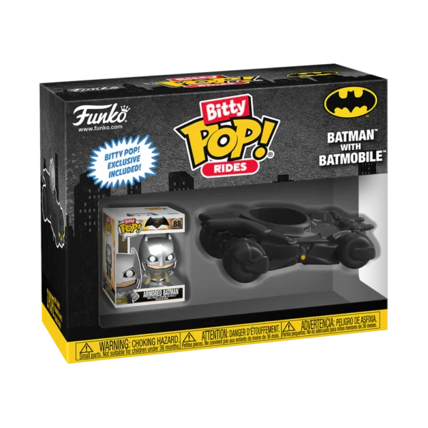 BittyPop_RidesBatmanwithBatmobile_hi-res_800x800 Funko Bitty Pop Ride DC Comics - Batman Con Batimovil