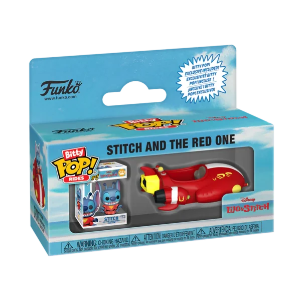 BittyPop_RidesStitchandTheRedOne_hi-res_800x800 Funko Bitty Pop Rides Disney Lilo y Stitch - Rojo 1 con Stitch