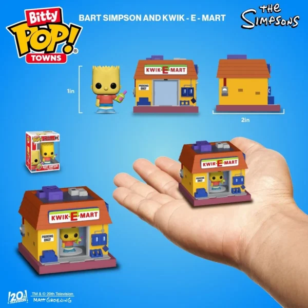 D_NQ_NP_2X_774154-MLA82735122689_022025-F Funko Bitty Pop Town: Los Simpson - Tienda Kwik E Mart
