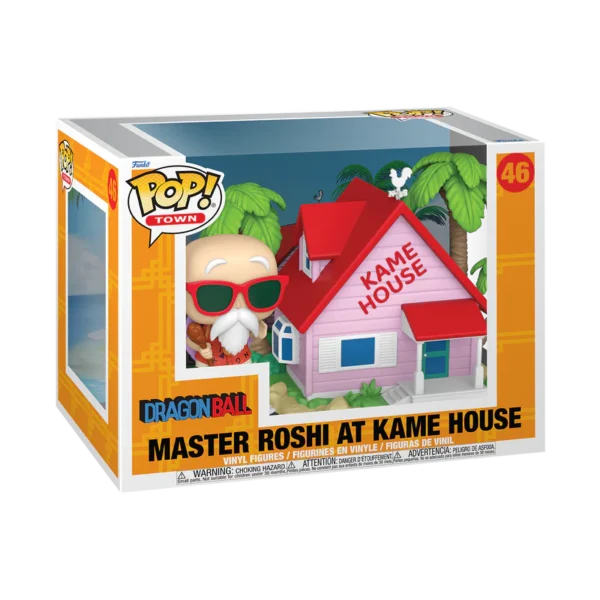Pop_TownMasterRoshiatKameHouse_hi-res_1_800x800 Funko Pop Town: Dragon Ball - Kame House con Maestro Roshi