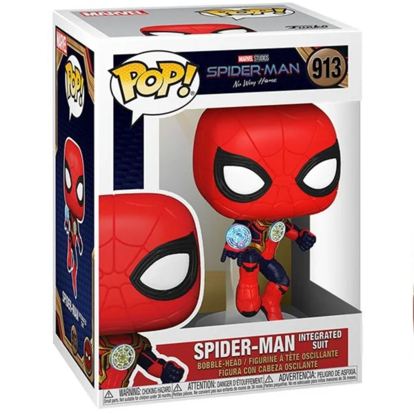 ab1a7c52a32f4b1cad5958ea3be9d00dxl_1200x1200 Funko Pop Marvel: Spiderman No Way Home - Spiderman Traje Integrado #913