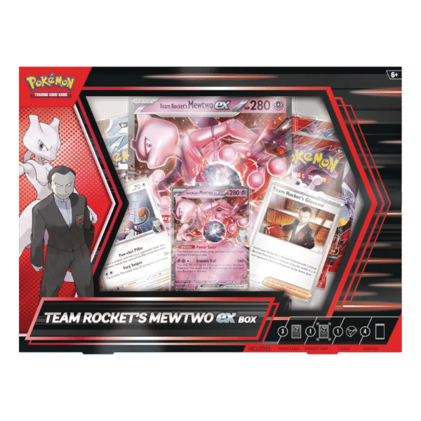 Pokémon TCG: Team Rocket’s Mewtwo ex Box