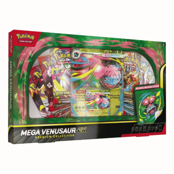 Pokémon TCG: Mega Venusaur ex Premium Collection Box Ingles