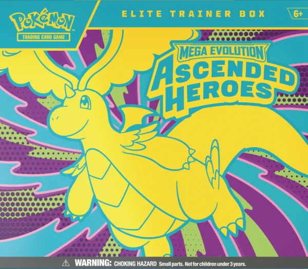 PokemonTCG: Mega Evolution Ascended Heroes - Elite Trainer Box en Ingles