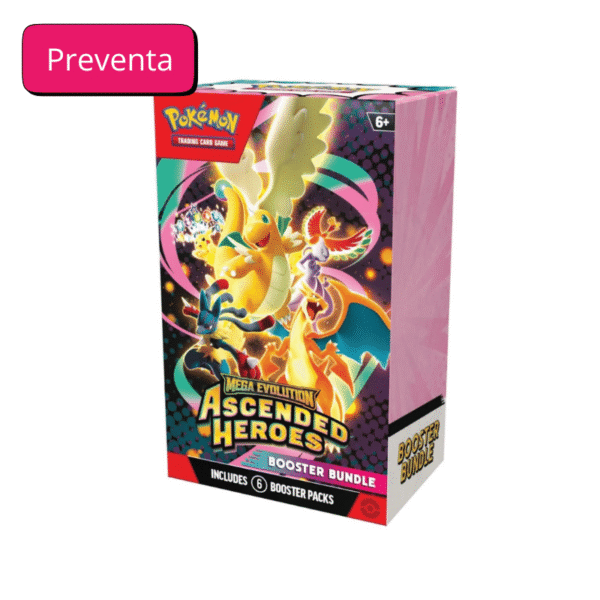 PokemonTCG: Mega Evolution Ascended Heroes - Booster Bundle Ingles
