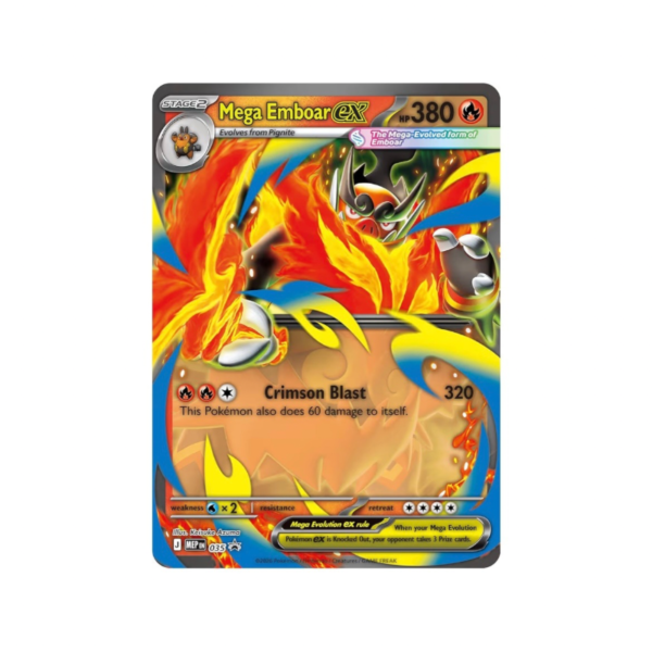 Pokémon TCG: Mega Evolution - Ascended Heroes Mega Emboar ex Box Inglés