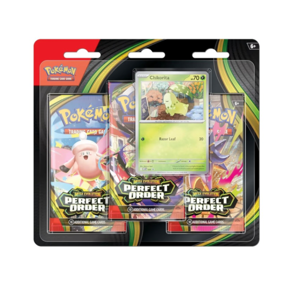 Pokémon TCG: Mega Evolution - Perfect Order 3 Pack Blister Inglés