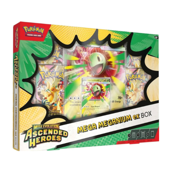 Pokémon TCG: Mega Evolution - Ascended Heroes Mega Meganium ex Box Inglés