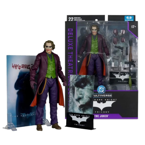 Mcfarlane DC Theatrical Deluxe: Joker The Dark Knight 7 Pulgadas