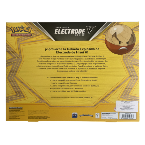 Pokemon Tcg: Electrode de Hisui V Box En Español