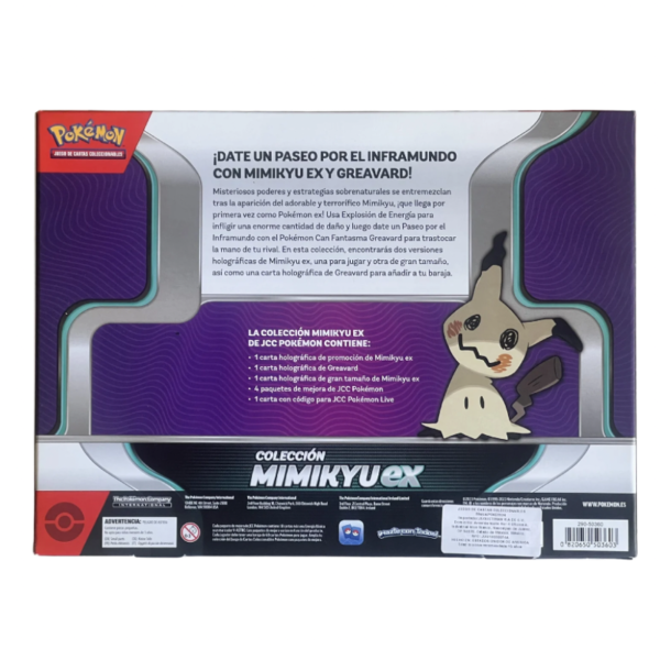 Pokémon Tcg: Mimikyu Ex Box En Español