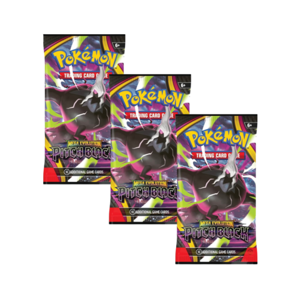 Pokémon TCG: Mega Evolution - Pitch Black Blister 3 pack Ingles