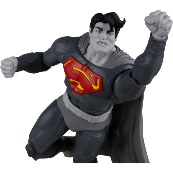 Mcfarlane DC Multiverse: Dark Knight Returns - Superman Black and White Accent Edition Gold Label 7 Pulgadas